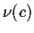 $\nu(c)$