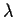 $\lambda$